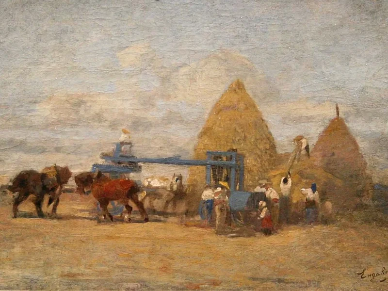 1824-Marius Engalière - Il raccolto